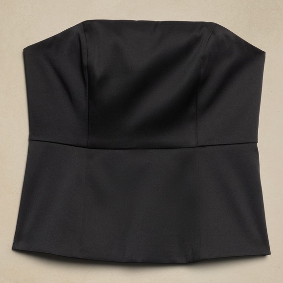 NWT BANANA REPUBLIC | Satin Corset Strapless Top - Picture 2 of 10